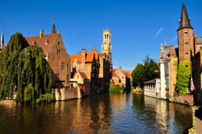 Canal in Bruges, Belgium