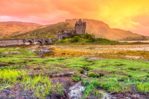 Eilean Donan castle near Kyle of Lochalsh, Scotland