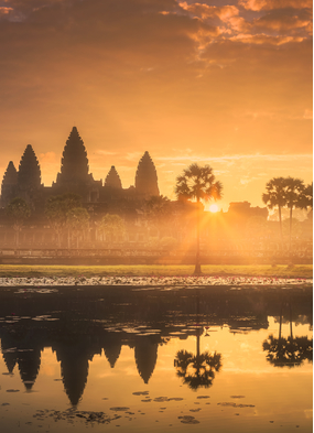 Angkor Wat, one of the highlights of a Mekong river cruise