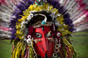 Dragon dance mask, Sepik River, Papua New Guinea