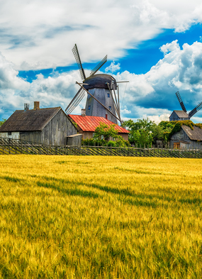 Saaremaa island, Estonia, one of the more unusual places you can visit on a cruise itinerary