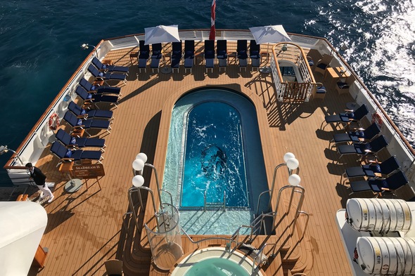 SeaDream II pool deck
