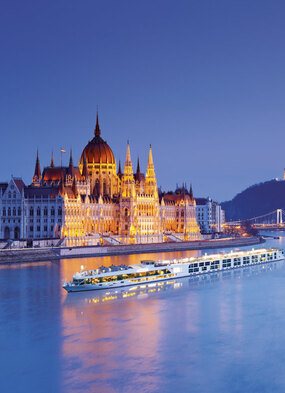 Scenic river cruise in Budapest, a different experience to an ocean cruise