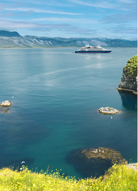 Le Bellot of Ponant, one of the best small ship cruise lines visiting Iceland