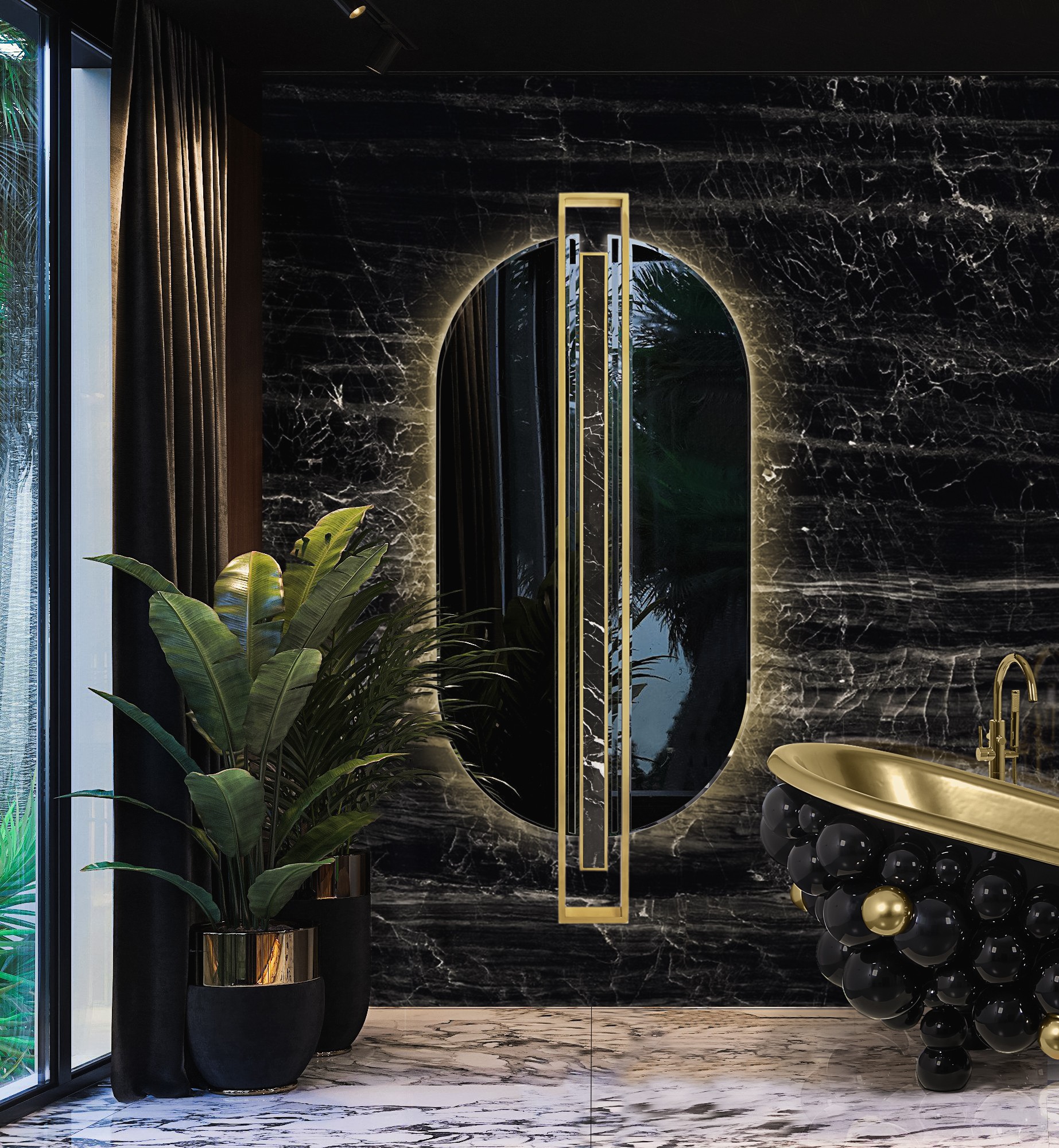 Iconic Mirrors To Engage With Luxury Interiors
